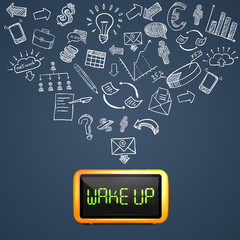 Start To Work Composition