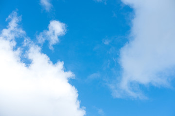 Blue sky with clouds