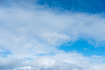 Blue sky with clouds