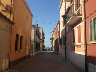 Fototapeta na wymiar Street in Murano