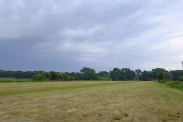 Sankt Jürgen Land an der Wümme zur Gewitterzeit