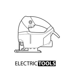 Outline electric jigsaw