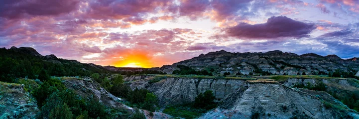 Tuinposter Landscapes of Theodore Roosevelt National Park © Chris