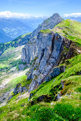 Naklejka premium rofan mountains