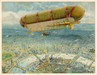 Nulli Secundus Airship. Date: 1909/1910