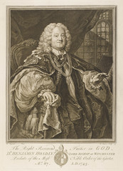 Bishop Benjamin Hoadly. Date: 1676 - 1761
