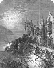 Deserted Castle. Date: 1875