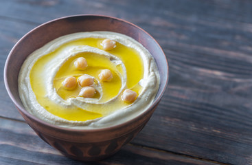 Bowl of hummus