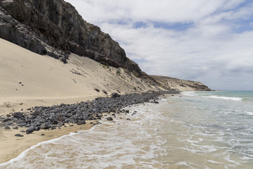 Fototapeta na wymiar Beach of Butihondo Fuerteventura