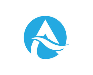 A Letter Logo Business Template Vector icon
