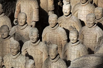 Fototapeten Weltberühmte Terrakotta-Armee in Xian China © David Davis
