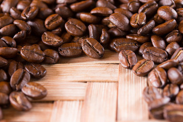 roasted brown coffee beans