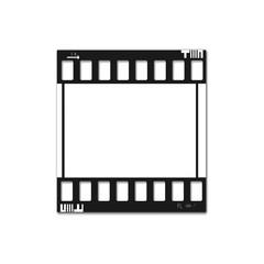 film, movie, photo, filmstrip set of film frame, vector illustration