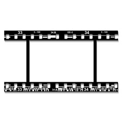 film, movie, photo, filmstrip set of film frame, vector illustration