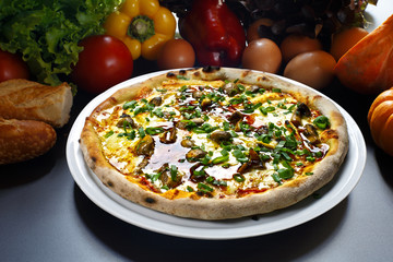 Pizza mushroom