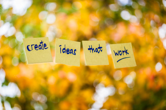 Create ideas that work