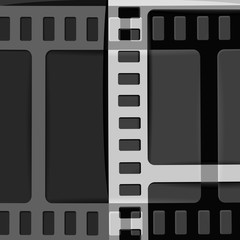 Obraz premium film, movie, photo, filmstrip set of film frame, vector illustration