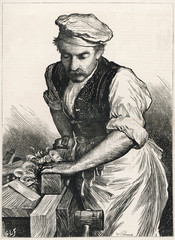 Carpenter - 1870. Date: 1870