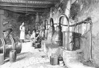 Perfume Manufacture - 1898. Date: 1898