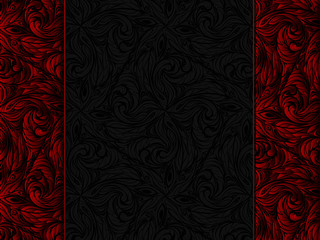 Red abstract pattern.