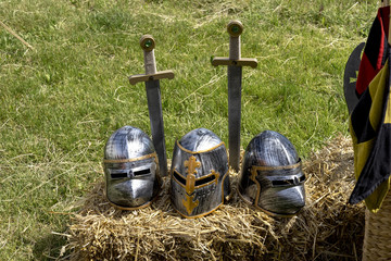 Medieval weapons, medieval festival