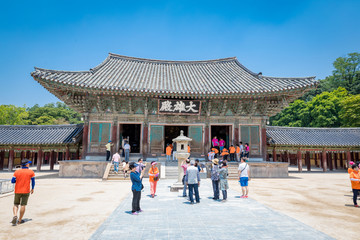 Bulguksa Daeungjeon temple in Gyeongju, South Korea - Tour destination