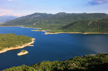 Slansko Jezero lake in Montenegro, Europe