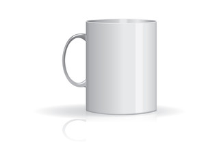 White cup Ready for your design picture Mock up