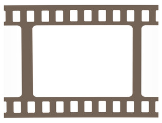 film, movie, photo, filmstrip set of film frame, vector illustration