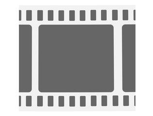 film, movie, photo, filmstrip set of film frame, vector illustration