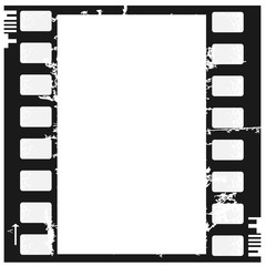 film, movie, photo, filmstrip set of film frame, vector illustration
