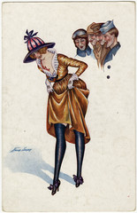 Obraz premium Female Type - Paris. Date: circa 1915