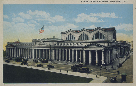 Ny  Pennsylvania Station. Date: 1910