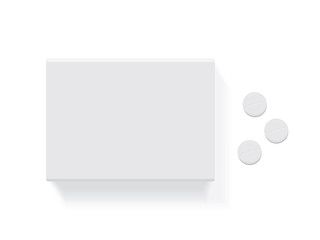 Package with medicines for your design and logo