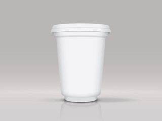 plastic cup for your design and logo