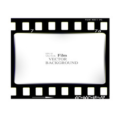 film, movie, photo, filmstrip set of film frame, vector illustration