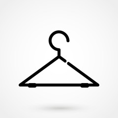 Hanger icon isolated on white background