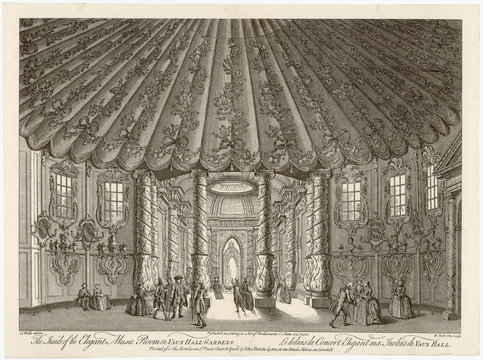 Vauxhall Gardens - 1752. Date: 1752