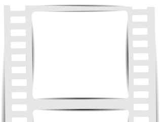 film, movie, photo, filmstrip set of film frame, vector illustration