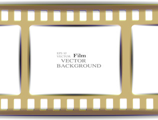 film, movie, photo, filmstrip set of film frame, vector illustration