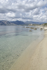 Beautiful sea in South Sardinia