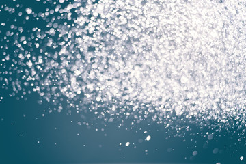 blue bokeh background