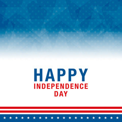 4th of July celebration background. Vector illustration.