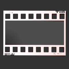 film, movie, photo, filmstrip set of film frame, vector illustration