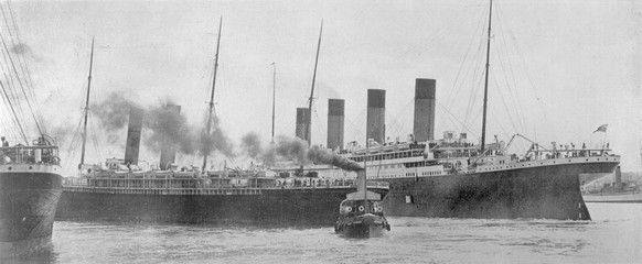 Titanic - Southampton 1912. Date: 4484 - obrazy, fototapety, plakaty