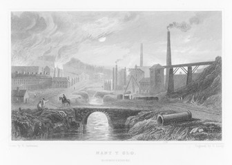 Industry - Metals - Iron. Date: circa 1835