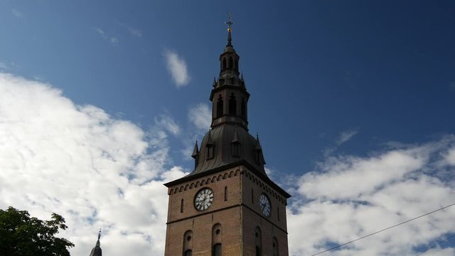 Time lapse from the Oslo Cathedral in Norway