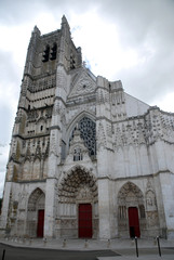 Fototapeta na wymiar Auxerre : Cathédrale Saint-Etienne