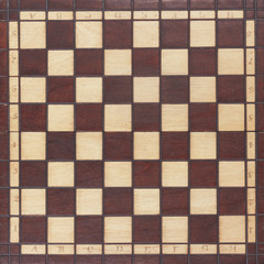Chess board isolated background