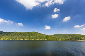 Hill Around Rursee In Summer, Germany